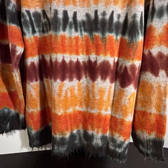 Sandrine Rose x Free People Tie Dye Paradise Circus Cashmere/Wool Sweater Size M - Picture 14 of 16
